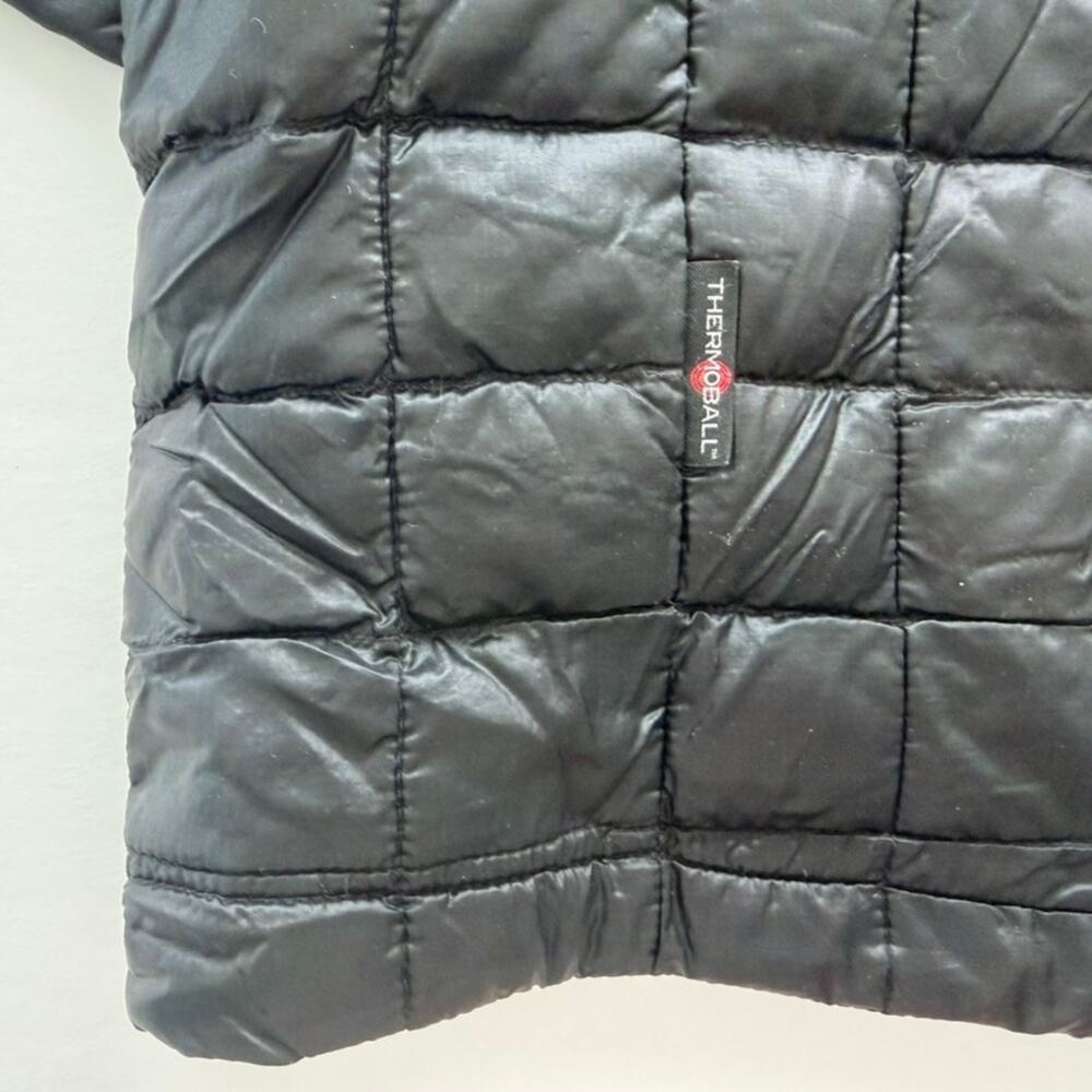 The North Face Men's Thermoball Puffer Jacket Black Large TNF Light Packable - Picture 8 of 9